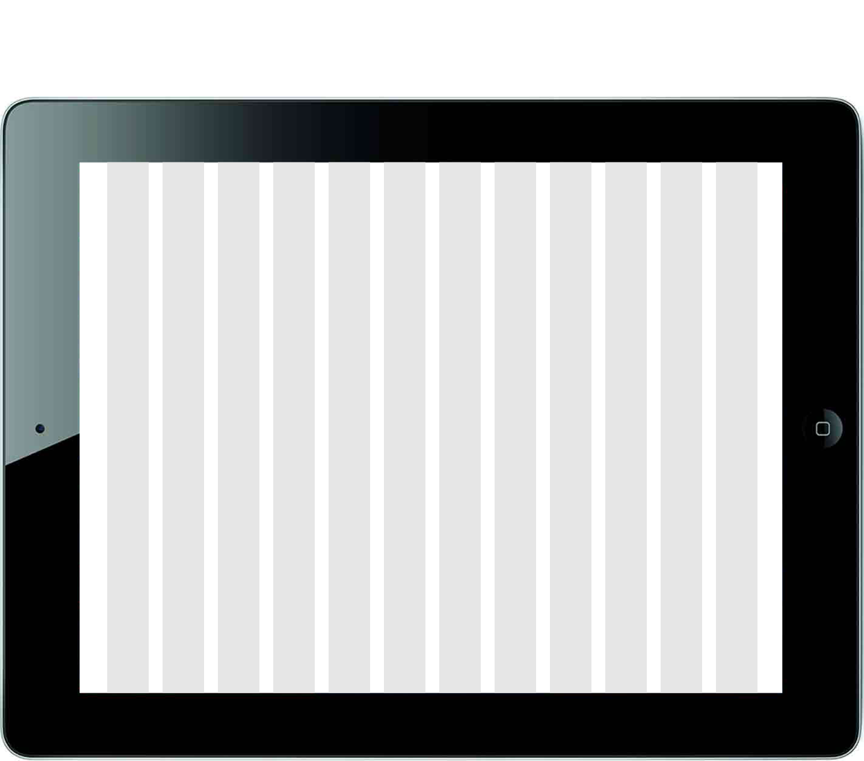 Grid op tablet landscape